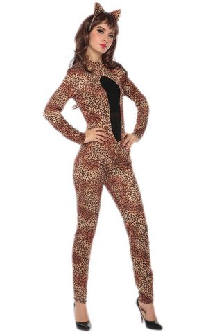 F1729 leopard cat costume